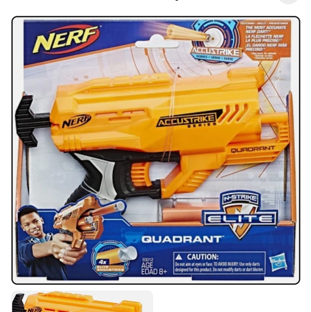 Nerf Accustrike Quadrant Toy Gun